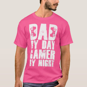 Grappig videogames - pa-by-day gamer bij nacht pre t-shirt
