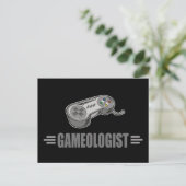 Grappig videogaming briefkaart (Staand voorkant)