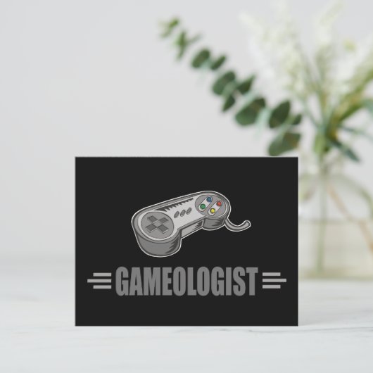 Grappig videogaming briefkaart (Staand voorkant)