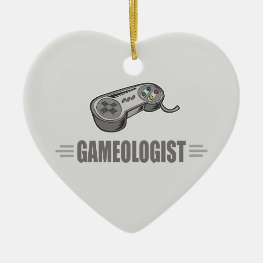 Grappig videogaming keramisch ornament (Voorkant)