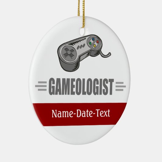 Grappig videogaming keramisch ornament (Rechts)