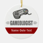Grappig videogaming keramisch ornament (Voorkant)