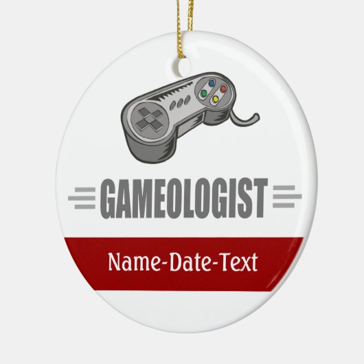 Grappig videogaming keramisch ornament (Links)