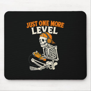 Grappig Videospel Halloween Skelet Gamer Kostuum Muismat