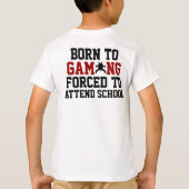 Grappig videospelletjes junky humor t-shirt (Achterkant)