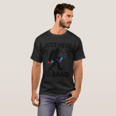Grappig vierde juli 4 juli ben ik hier om t-shirt (Voorkant volledig)