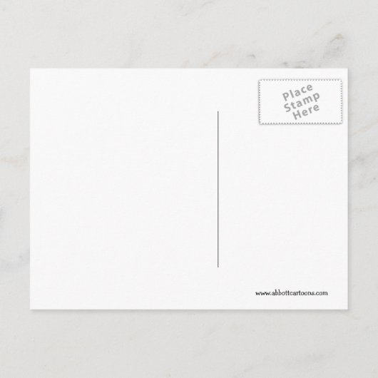 Grappig vierde juli Briefkaart (Achterkant)