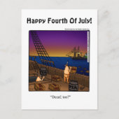 Grappig vierde juli Humor Briefkaart (Voorkant)
