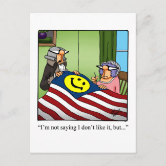 Grappig vierde juli Humor Briefkaart