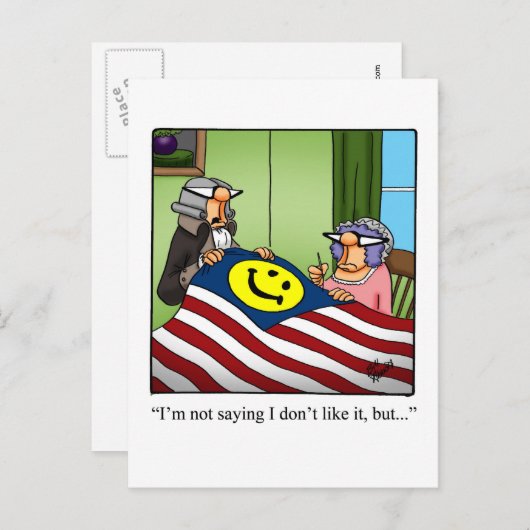 Grappig vierde juli Humor Briefkaart (Voorkant / Achterkant)