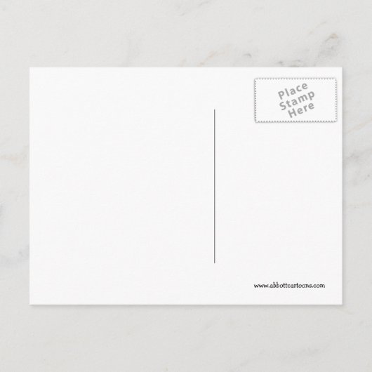 Grappig vierde juli Humor Briefkaart (Achterkant)