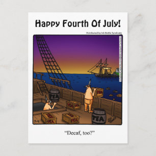 Grappig vierde juli Humor Briefkaart