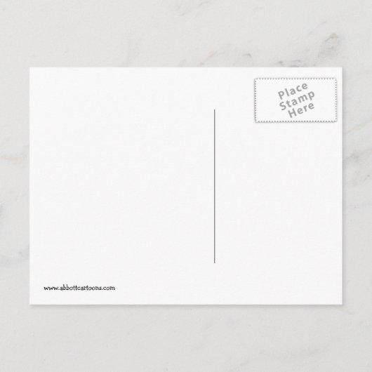 Grappig vierde juli Humor Briefkaart (Achterkant)