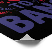 Grappig vierde juli net hier om te knallen 4 juli poster (Hoek)