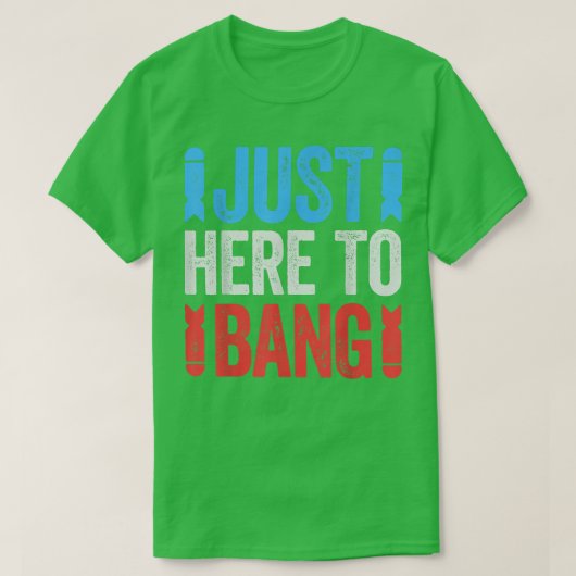 Grappig, vierde juli van 4 juli... ik ben hier all t-shirt (Design voorkant)