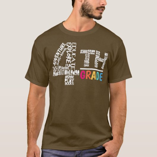 Grappig Vierde klas Taap Studenten van de 4de jong T-shirt (Voorkant)