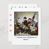 Grappig vierde uitnodiging van juli (Voorkant / Achterkant)