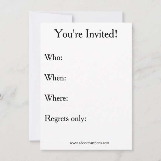 Grappig vierde verzoek van juli kaart (Achterkant)