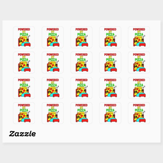 Grappig Vierkante Sticker (Vel)