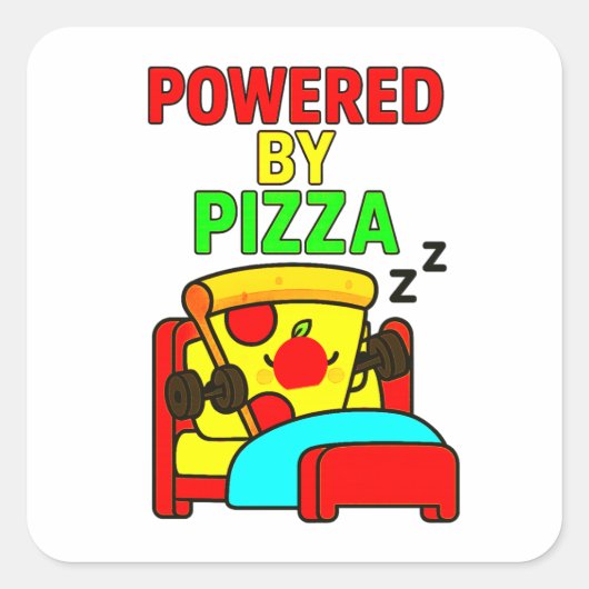 Grappig Vierkante Sticker (Voorkant)