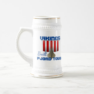 Grappig Vikingschip "Fjord Tough" Bierpul