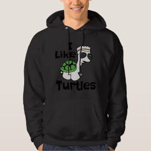 Grappig vind ik schildpadden met Malle Tekenfilm B Hoodie