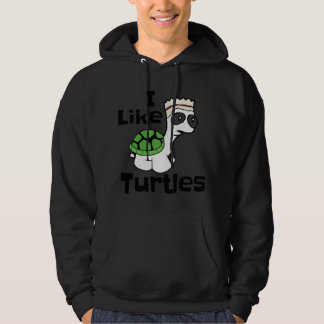 Grappig vind ik schildpadden met Malle Tekenfilm B Hoodie