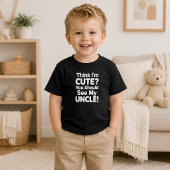 Grappig Vind Me Leuk Je Moet Mijn Oom Zien Kinder Shirts
