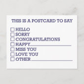 Grappig vinkje Kies je groet Feestdagenkaart (Voorkant)