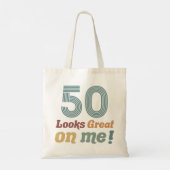 Grappig Vintage 50ste verjaardag Tote Bag (Achterkant)