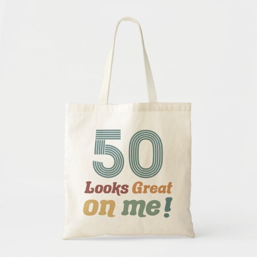 Grappig Vintage 50ste verjaardag Tote Bag (Voorkant)