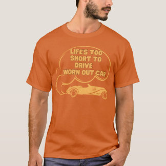 Grappig vintage auto t-shirt voor de autoliefhebbe