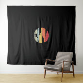Grappig vintage geitencadeau wandkleed (In Situ (horizontaal))