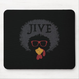 Grappig Vintage Gezicht Retro Stijl Thanksgiving D Muismat
