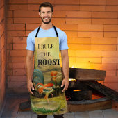 Grappig Vintage Haan Rooster Schort