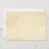 Grappig Vintage Hand Nieuw Adres Aankondiging (Achterkant)