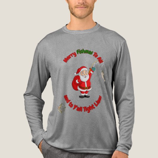 grappig vis shirt (Voorkant volledig)