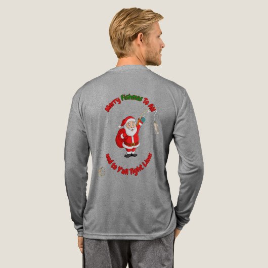 grappig vis shirt (Achterkant)