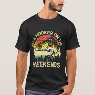 Grappig Vis Shirt Ik Ben Op De Weekends Byss Vis