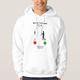 Grappig vis shirt – “Sorry dat ik je oproep gemist