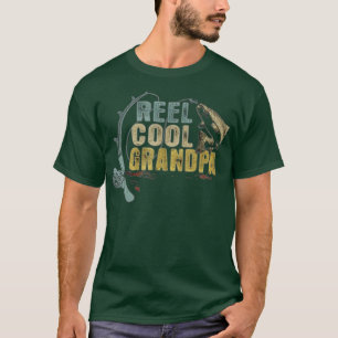 Grappig Vis t-shirt Reel Cool Opa TShirt