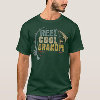 Grappig Vis t-shirt Reel Cool Opa TShirt