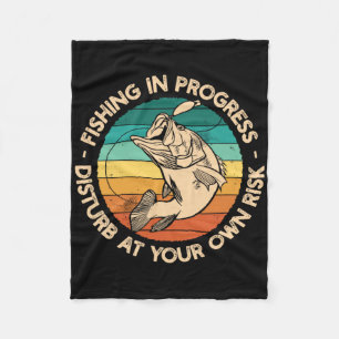 Grappig Vis T-shirt Vissen In Uitvoering Fleece Deken