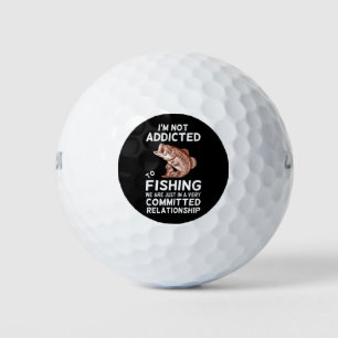 Grappig viscadeau dat ik niet Gevist ben Golfballen
