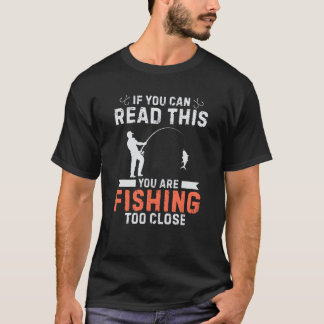 Grappig viscadeau voor vader visser en opa t-shirt