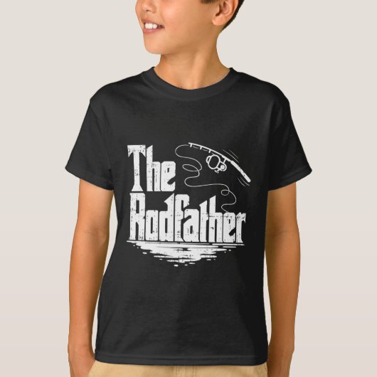 Grappig Visgeschenk De Rodfather  T-shirt (Voorkant)