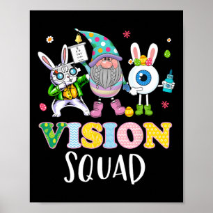 Grappig Visie Team Optometrie Optometrist Konijn P Poster