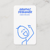 Grappig Visitekaartje: laat ze lachen! Visitekaartje (Voorkant)