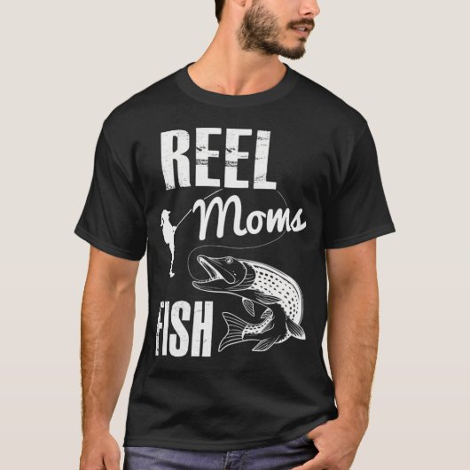 Grappig Vissen Citaat Dames T-shirt (Voorkant)
