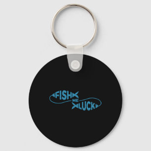 Grappig Vissen Geluk Visser Vis Me Geluk Sleutelhanger